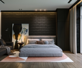 Modern Bedroom-ID:186470037