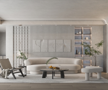 Wabi-sabi Style A Living Room-ID:519115921