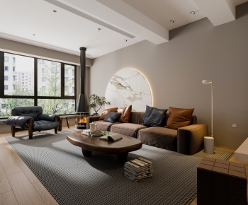 Modern A Living Room-ID:944607976