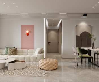 Modern A Living Room-ID:968060979