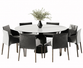 Modern Dining Table And Chairs-ID:678991089