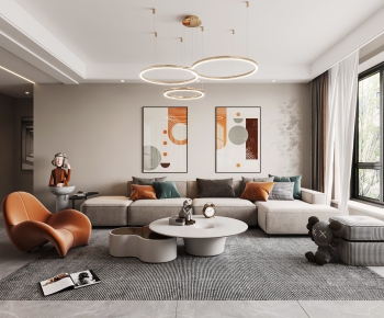 Modern A Living Room-ID:154854068