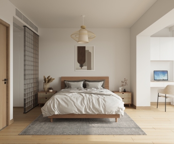 Wabi-sabi Style Bedroom-ID:100250254