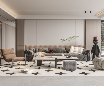 Modern A Living Room-ID:404051072