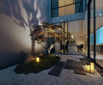 New Chinese Style Courtyard/landscape-ID:401485926