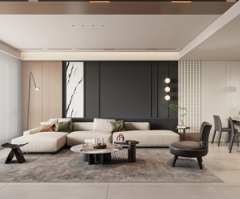 Modern A Living Room-ID:474112993