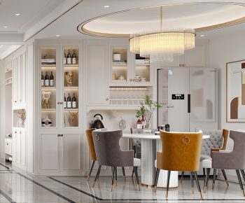 American Style Dining Room-ID:686978105