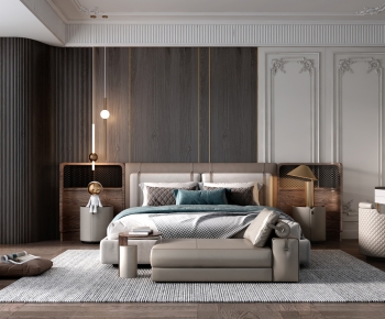 French Style Bedroom-ID:732754954
