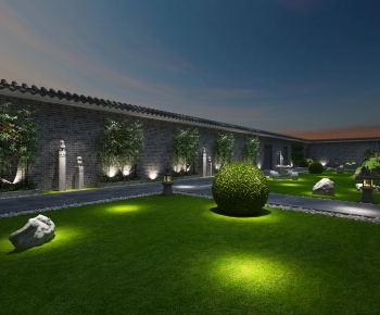 New Chinese Style Courtyard/landscape-ID:833277945