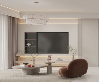 Modern A Living Room-ID:987364053