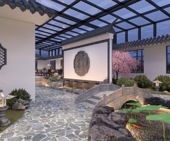 Chinese Style Courtyard/landscape-ID:322617056