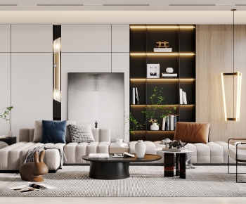 Modern A Living Room-ID:920543915