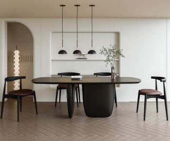 Modern Dining Table And Chairs-ID:701173076