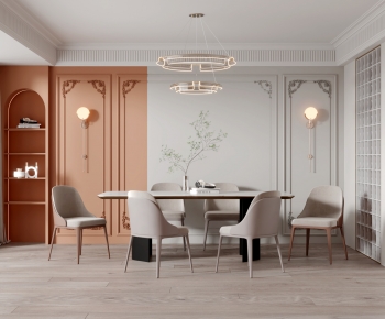 Simple European Style Dining Room-ID:826939115
