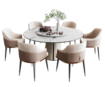 Modern Dining Table And Chairs-ID:872174023