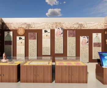 New Chinese Style Exhibition Hall-ID:212068084