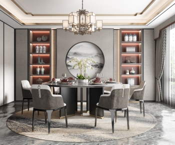 New Chinese Style Dining Room-ID:198539976