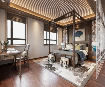 Chinese Style Bedroom-ID:576426033
