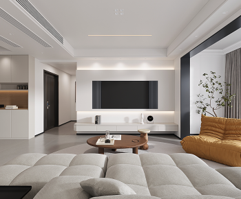 Modern A Living Room-ID:166050911