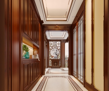 New Chinese Style Hallway-ID:277760034