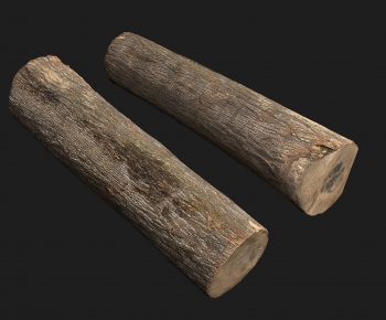 现代枯树杆 木材-ID:855010994