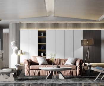 Modern A Living Room-ID:246987104