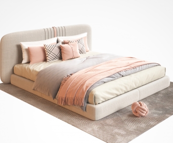 Modern Double Bed-ID:952023036