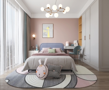 Nordic Style Girl's Room Daughter's Room-ID:713897942