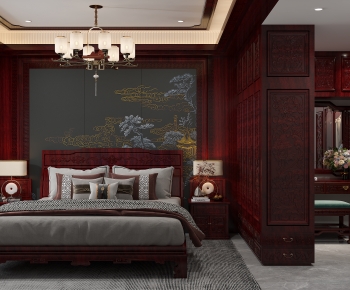 Chinese Style Bedroom-ID:868551021