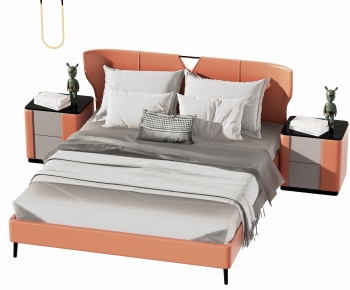 Modern Double Bed-ID:426569038