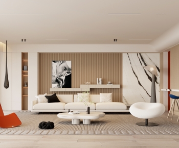 Modern A Living Room-ID:555182939