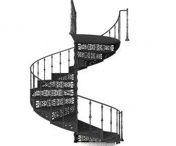 Simple European Style Rotating Staircase-ID:200737008