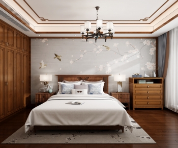 Chinese Style Bedroom-ID:209666973