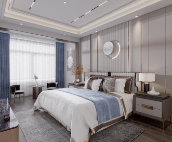 New Chinese Style Bedroom-ID:932970057