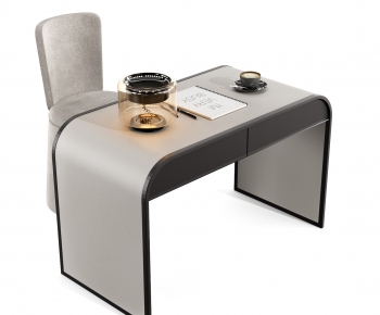 Modern Computer Desk And Chair-ID:191585065