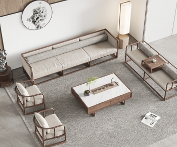 New Chinese Style Sofa Combination-ID:841062076