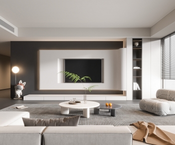 Modern A Living Room-ID:900969037