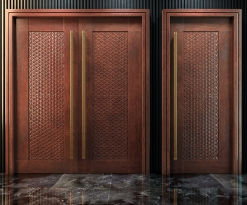 New Chinese Style Double Door-ID:342977051