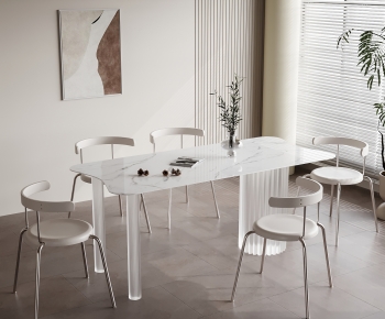 Modern Dining Table And Chairs-ID:293107035