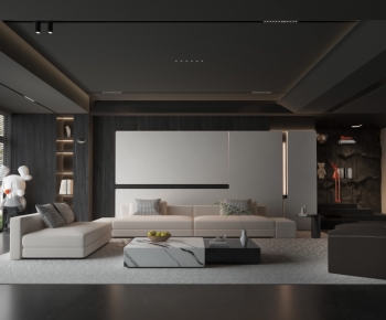 Modern A Living Room-ID:431973934