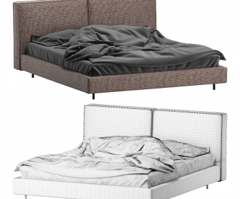 Modern Double Bed-ID:314966922