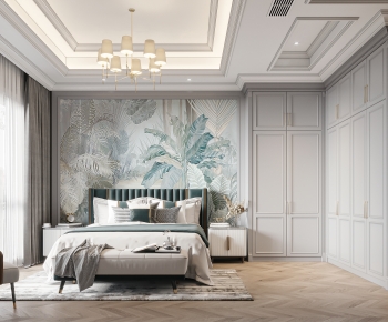 Simple European Style Bedroom-ID:971421967