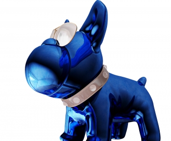 现代狗狗雕塑摆件-ID:111990057