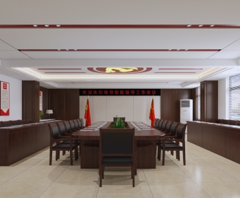 New Chinese Style Meeting Room-ID:371640927