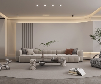 Modern A Living Room-ID:379658949