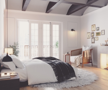 Nordic Style Bedroom-ID:763628963