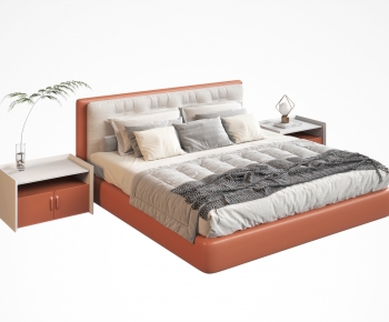 Modern Double Bed-ID:475413084