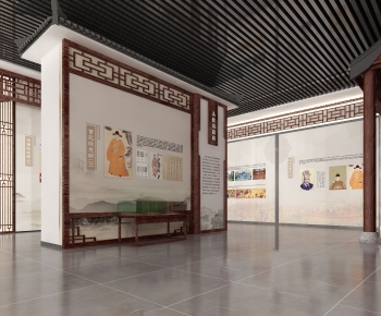 Chinese Style Exhibition Hall-ID:697765117