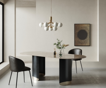Modern Dining Table And Chairs-ID:707807063