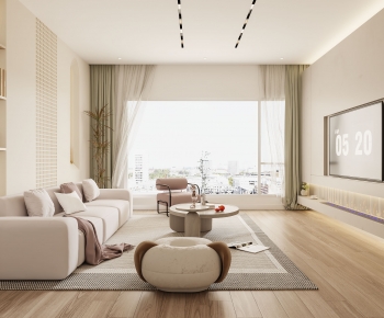 Wabi-sabi Style A Living Room-ID:719930898